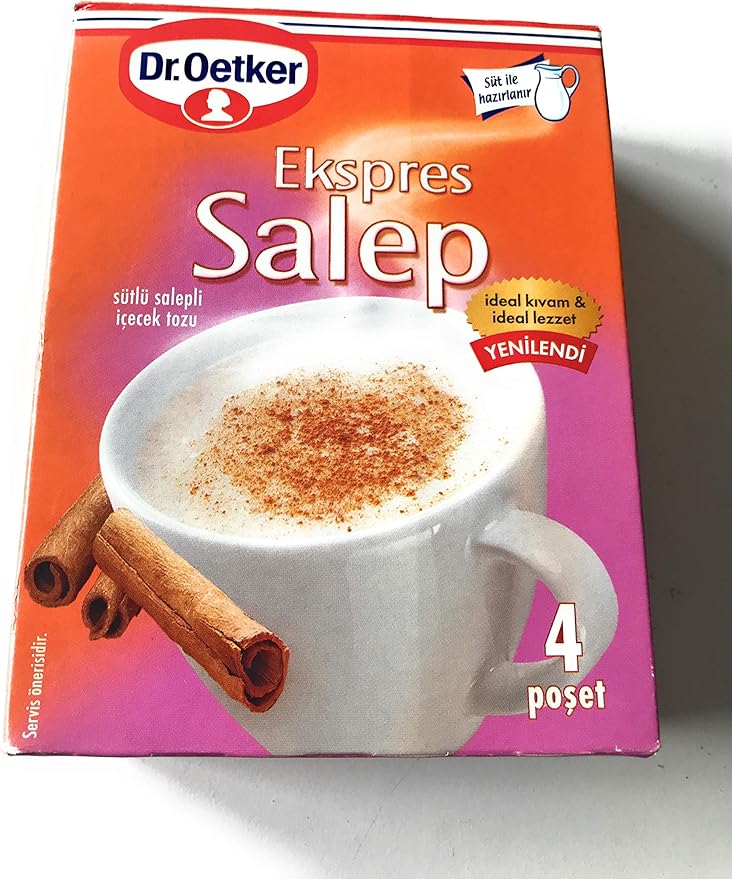 Dr. Oetker Salep Flavoured Instant Powder Drink 4 Pouch 4x20g by Dr