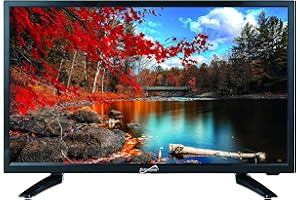 Supersonic SC-2411 23.6" DLED HDTV with Built-in Dual Tuners, HDMI Input, 1080p Resolution, 178° Viewing Angle, USB Compatibl