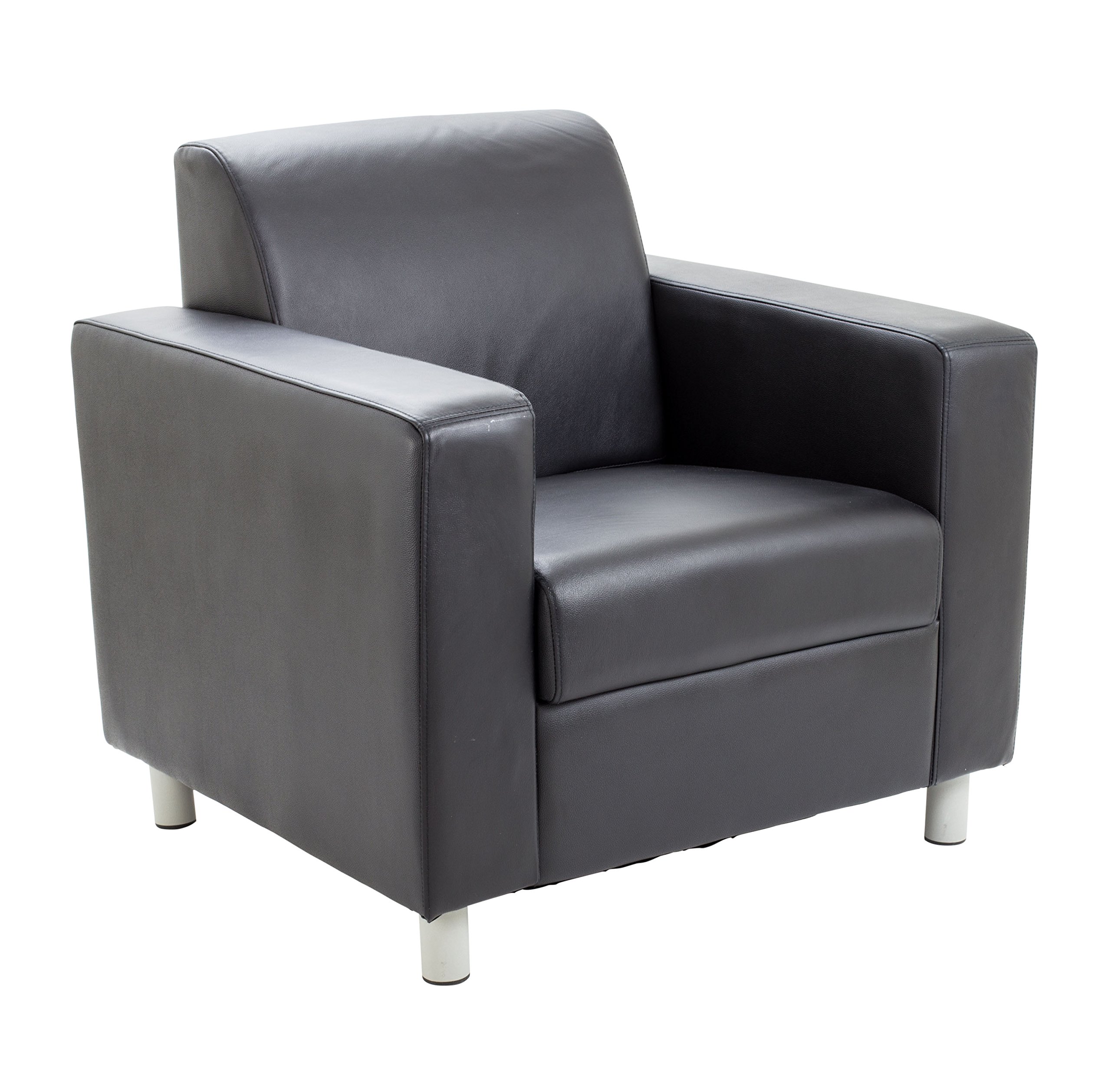 Office Hippo Premium Real Leather Reception Armchair