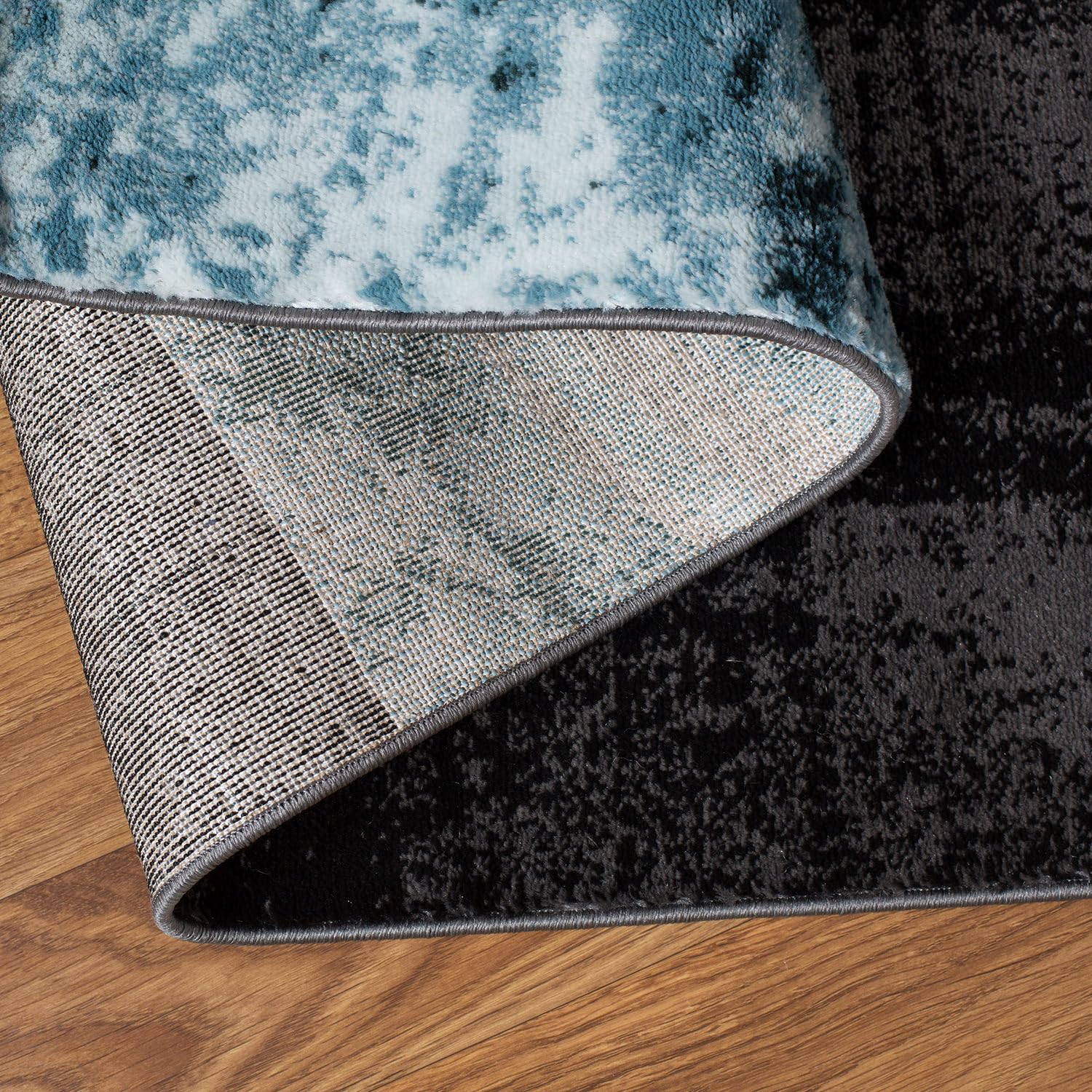 Rugshop Contemporary Abstract Circle Design Soft Area Rug 5'3