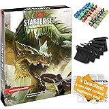 Dungeons and Dragons Starter Set 5th Edition kit - Dice in Black Bag - Fun DND Rolling Board Games for Adults - New Magic 5e 