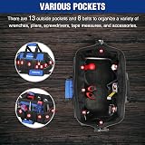 WORKPRO 16 Inch Tool Bag 600D Polyester Heavy Duty with Waterproof Base view 6