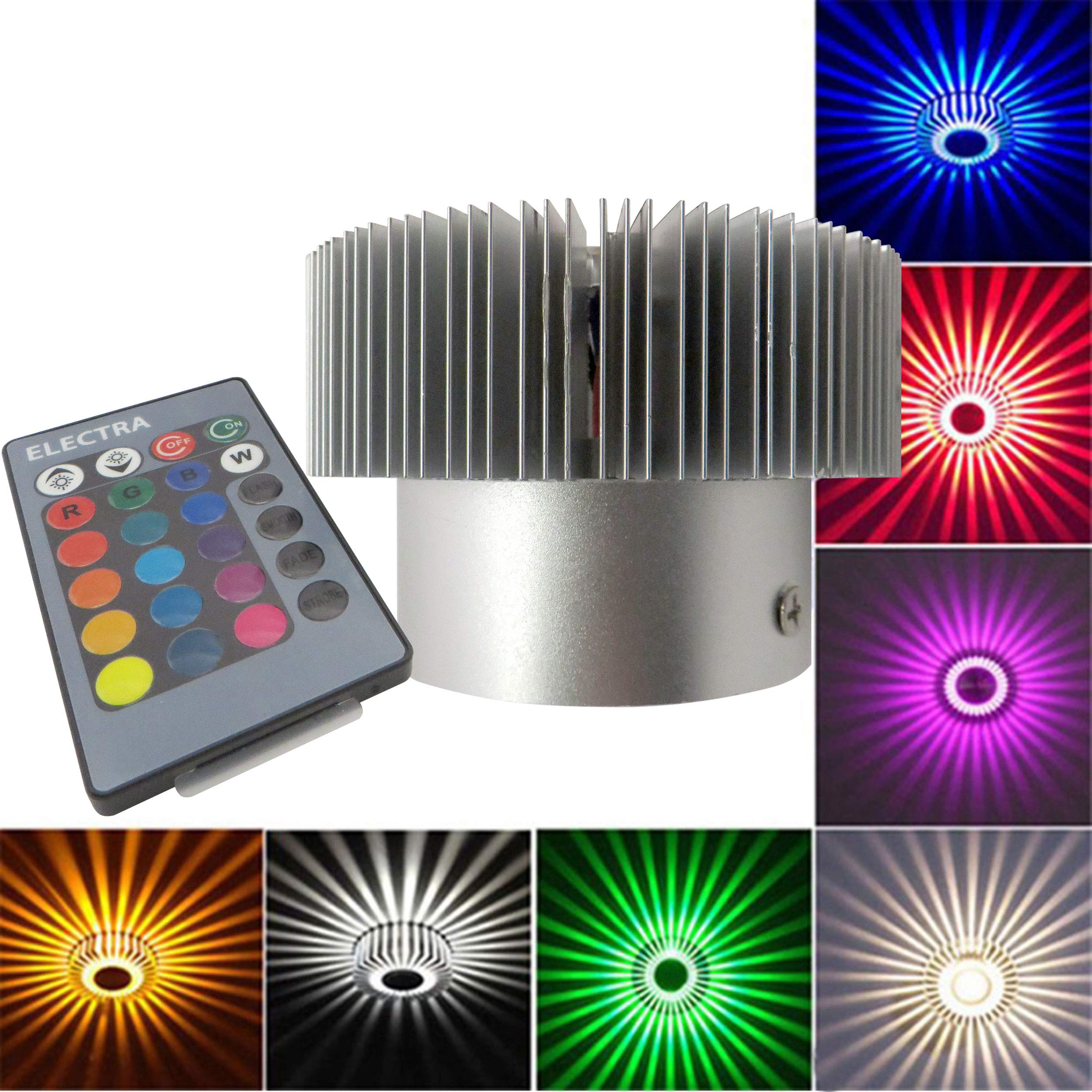 RGB Decorative Lamp Recessed Spotlight Wall Spotlight with Remote Control Wall Washer