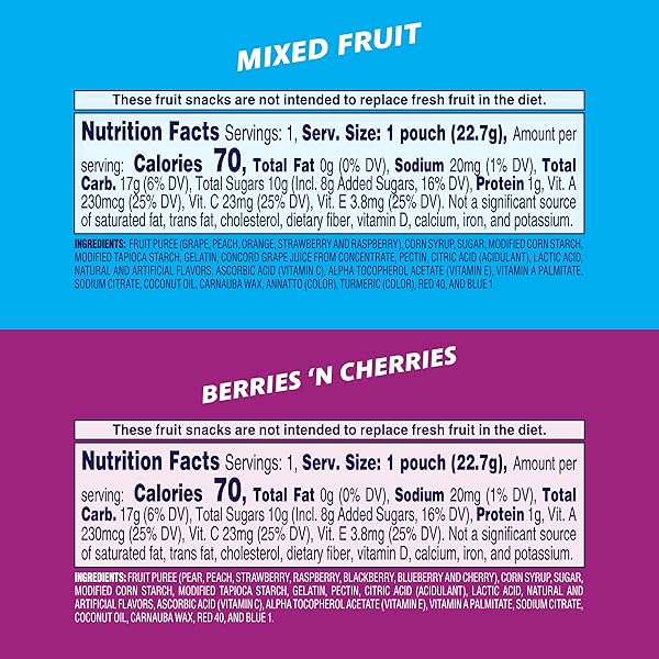 WELCH’S FRUIT SNACKS, MIXED FRUIT SNACK BOX, GLUTEN FREE, 0.8OZ SNACK PACKS (PACK OF 60)