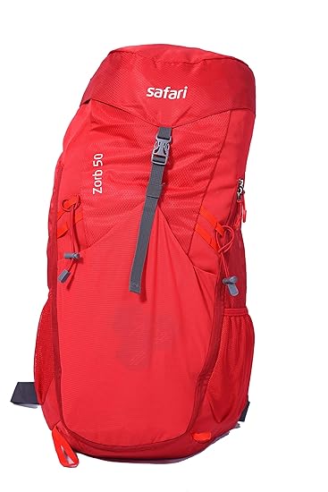 Safari Zorb 50L Rucksack Trekking Backpack Red (ZORB RED)