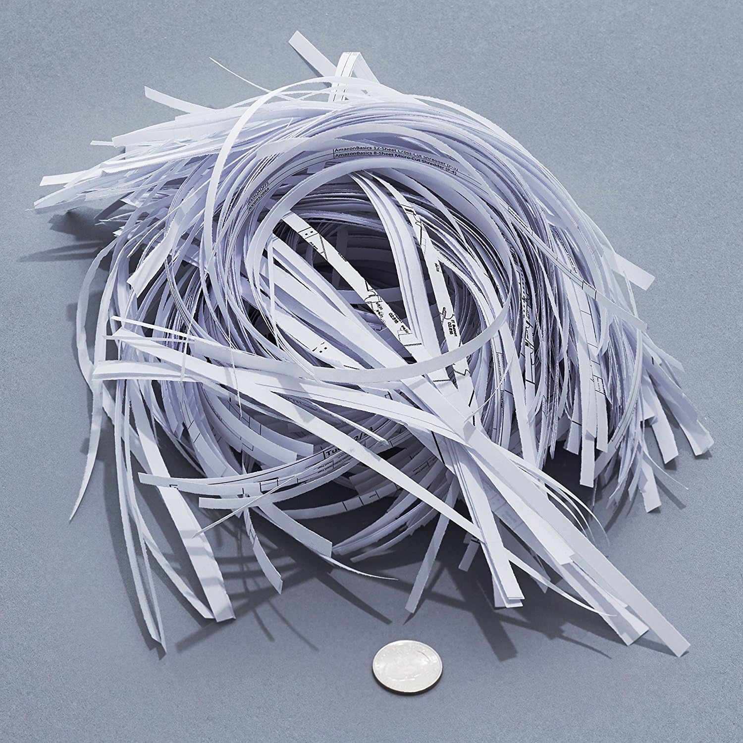Basics 8-Sheet Strip-Cut Paper, CD and Credit Card Home Office Shredder: Electronics