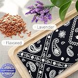 Hihealer Eye Pillow with Extra Cover Lavender Aromatherapy 25x10 cm 235 g view 2