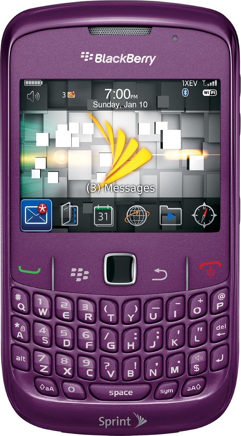 Amazon.com: BlackBerry Curve 8530 Phone, Purple (Sprint): Cell Phones &  Accessories