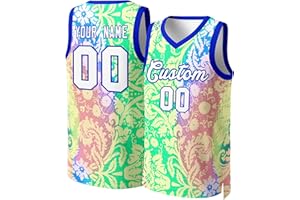 Custom Graffiti Basketball Jersey for Men Women Youth Sports Shirt Print Personalized Name Number Logo