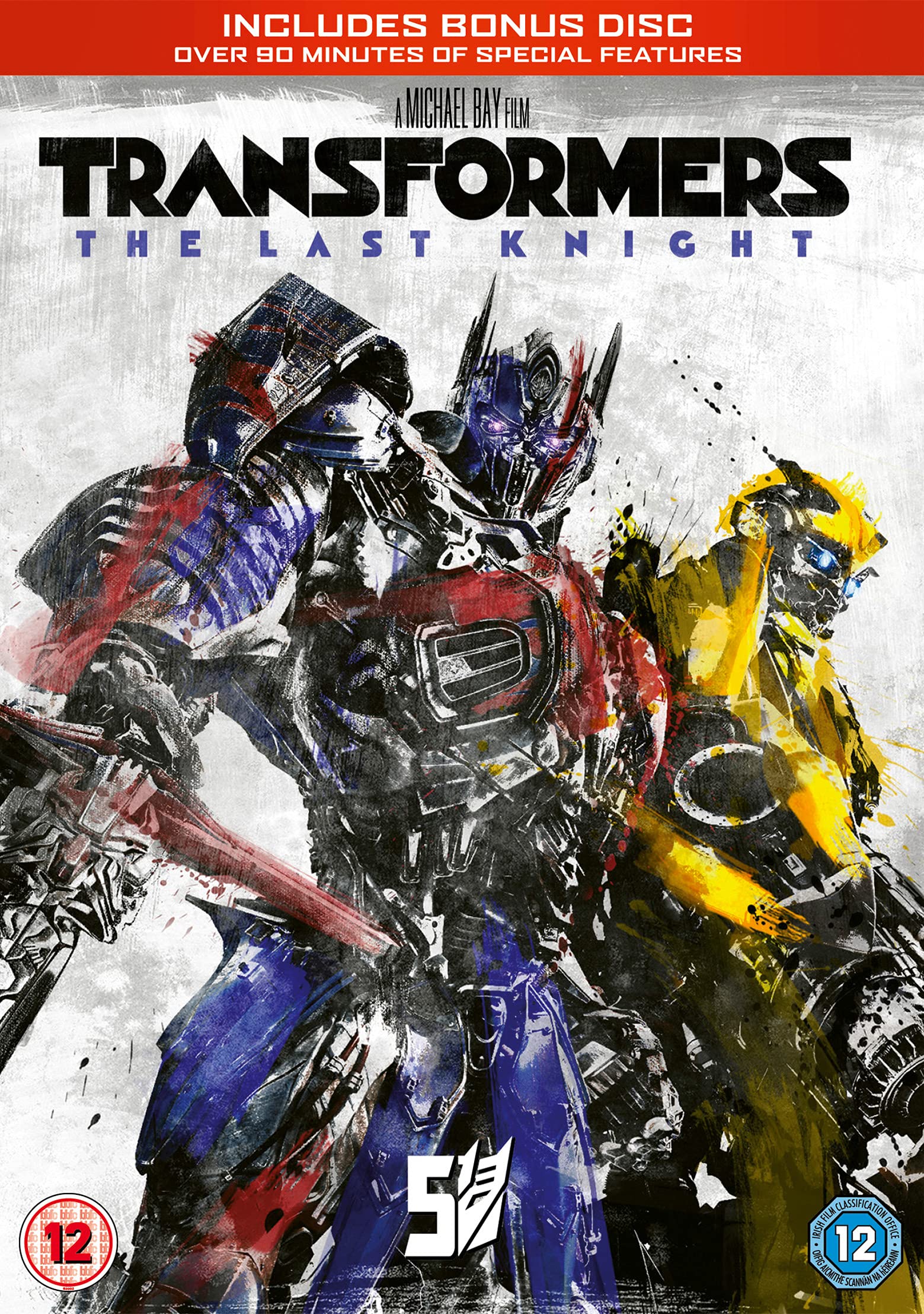 Transformers: The Last Knight (DVD+ Bonus disc DVD) [2017]