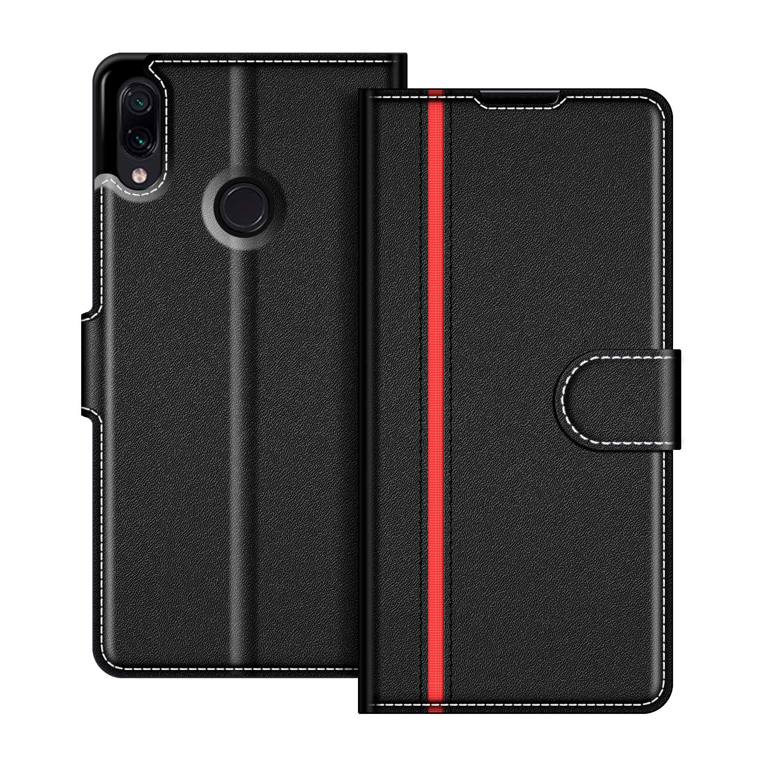 COODIO Coque en Cuir Xiaomi Redmi Note 7, Étui Téléphone Xiaomi Redmi