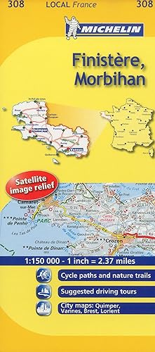 Download Michelin Map France: Finistre, Morbihan 308 PDF