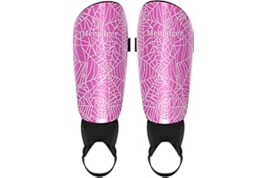 MENGDGER Shin Guards Soccer Youth Kids Boys Girls Toddler Shin Pads Child EVA Cushion Protection Reduce Shocks Injurie Calf Protective Gear Suitable for 4 5 6 7 8 9 10 11 12 Years Old
