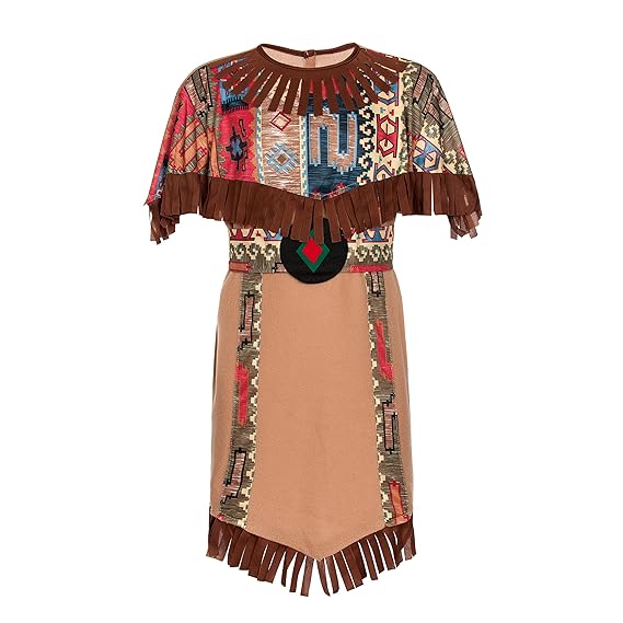 Kostümplanet Indianerin-Kostüm Kinder Indianer-Kostüm Mädchen Größe 140-152