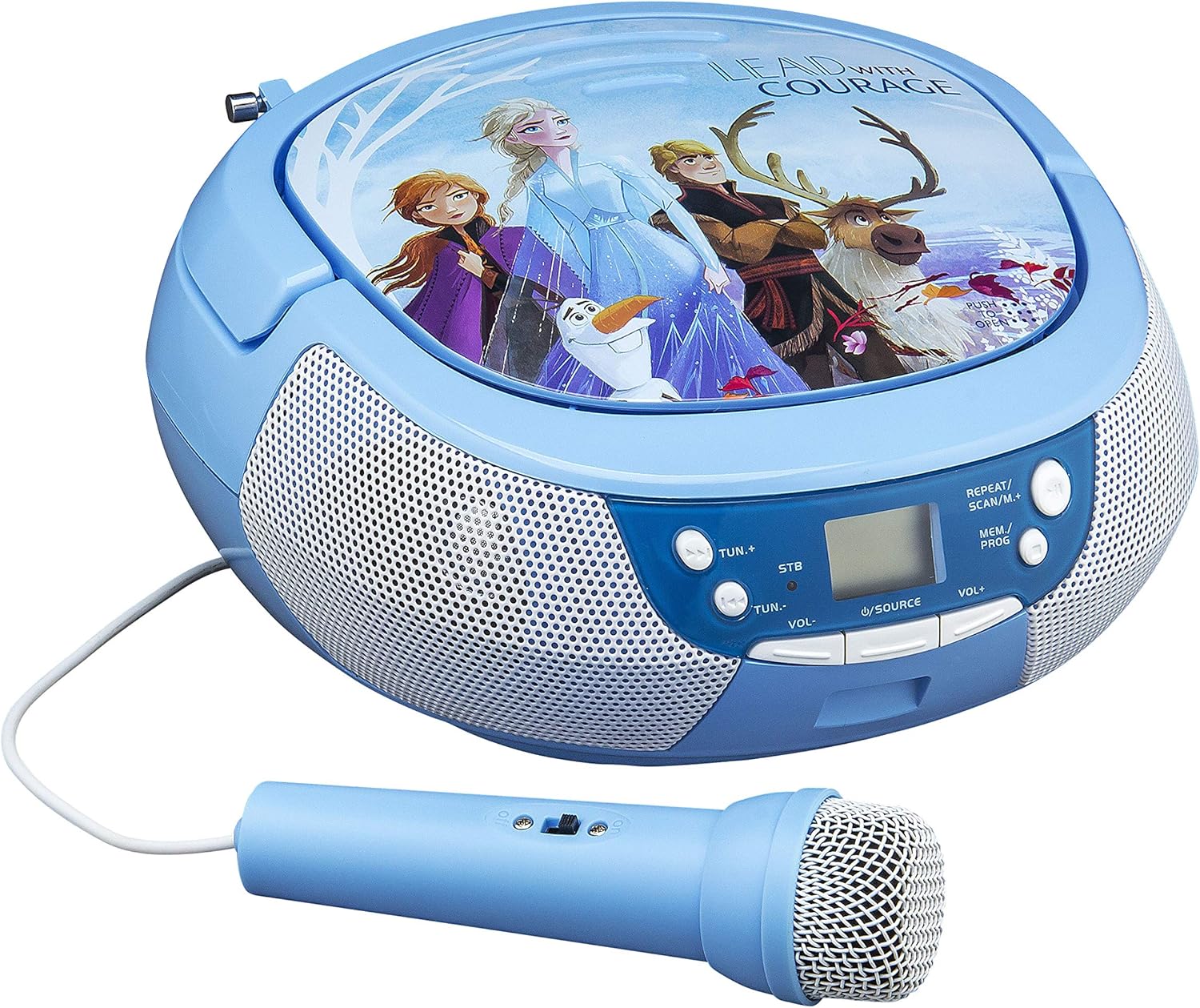 Frozen CD Boombox with LCD Display and Microphone Amazon.co.uk TV