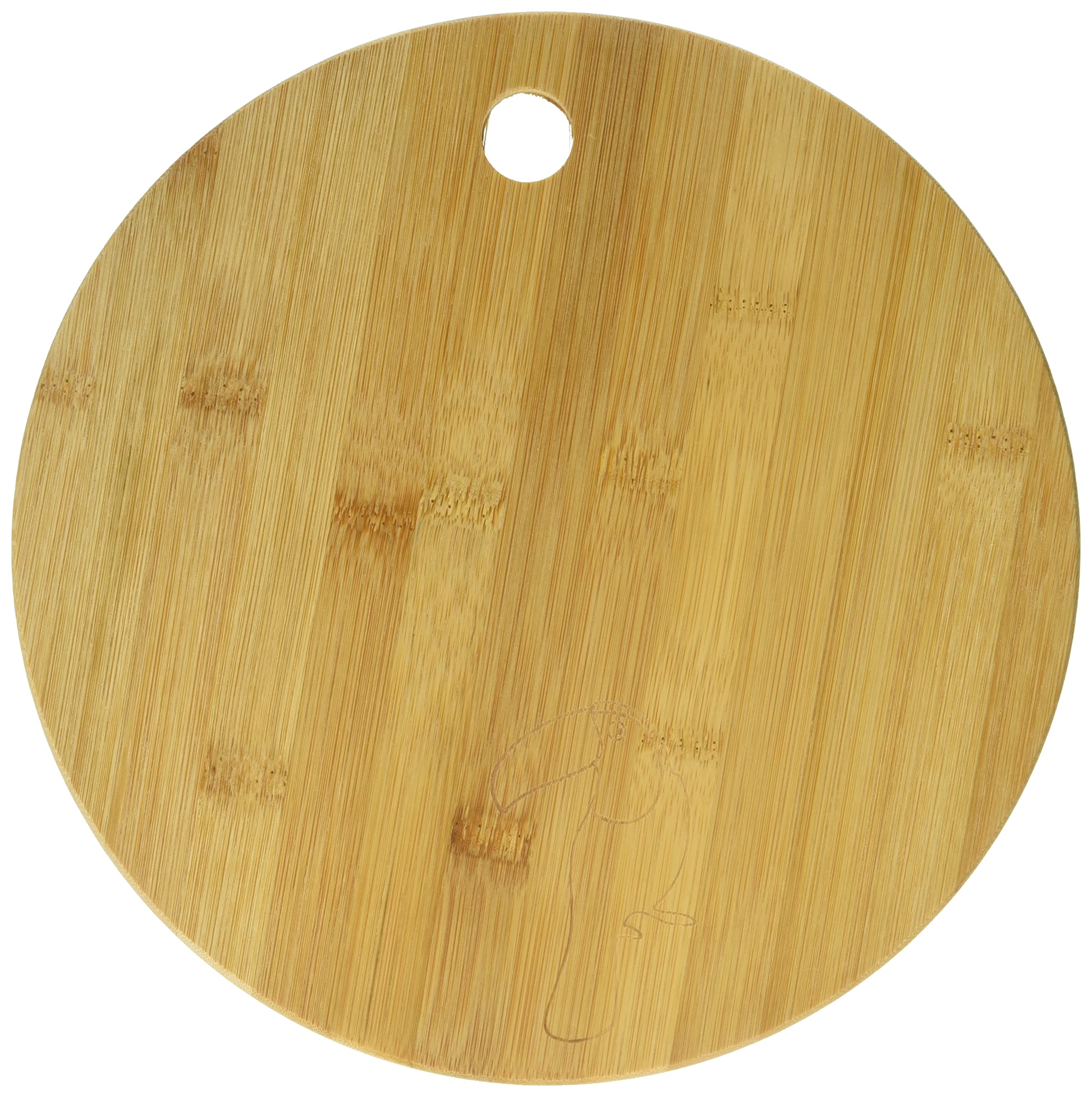 FACKELMANN TROPICAL Bamboo Chopping Board with Toucan Engraving Breakfast or Bread Board Shatterproof and Cut Resistant Wooden Boards (Brown) Quantity: 1