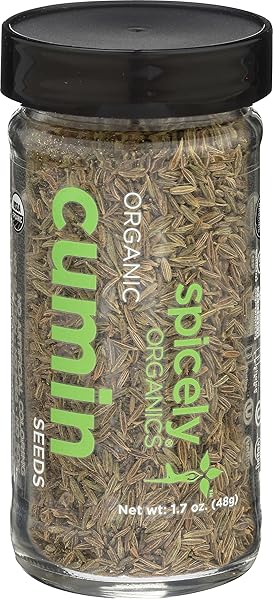 SPICELY ORGANIC CUMIN SEEDS WHOLE, 1.8 OZ