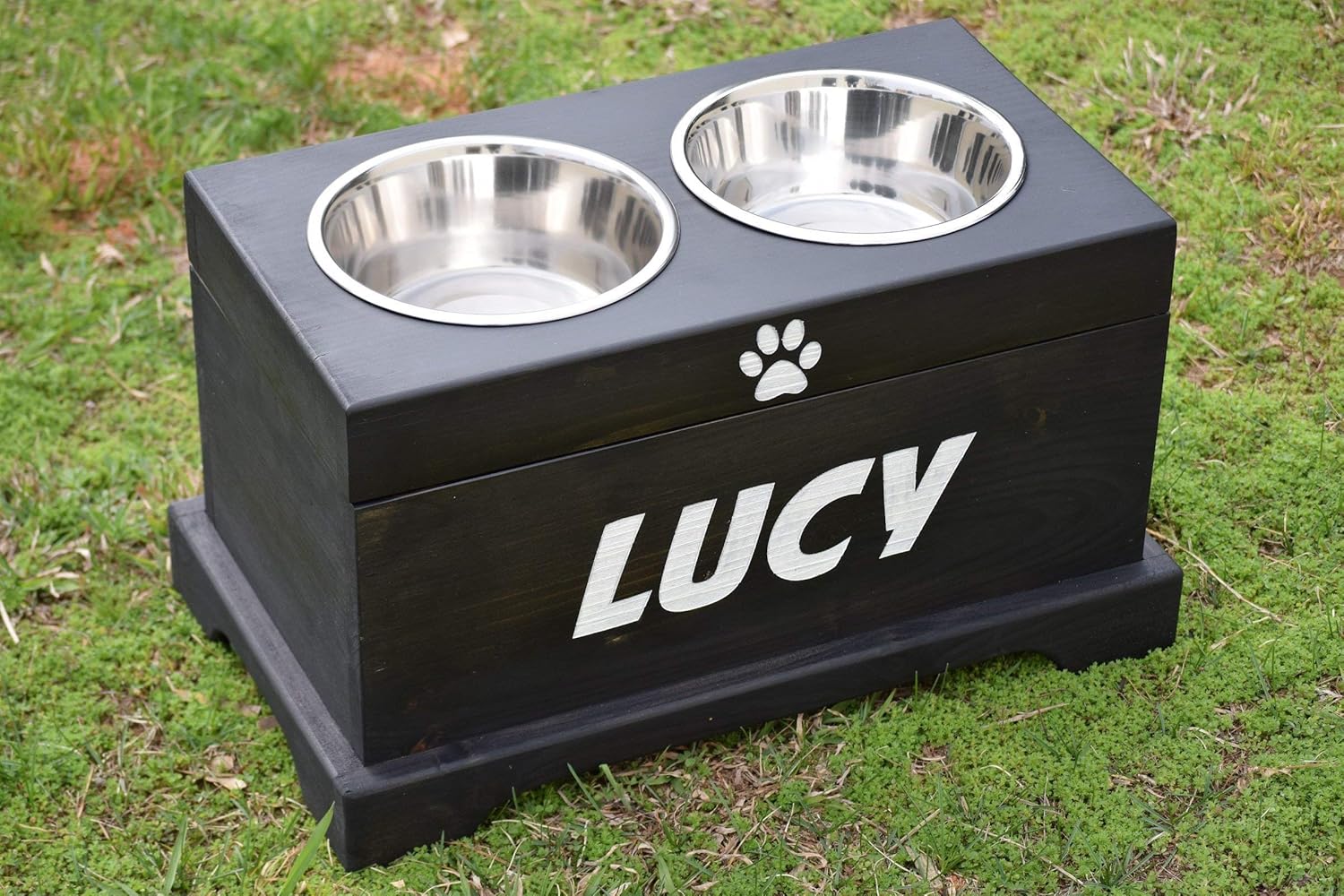 Amazon Com Elevated Dog Feeder And Storage Box Elevated Dog