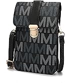 MKF Collection Small Crossbody Bag Phone Purse Wallet for Women Vegan Leather Cellphone Bag Case by Mia K