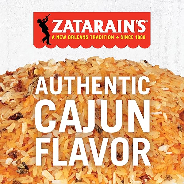 ZATARAIN’S JAMBALAYA MIX, 40 OZ – ONE 40 OUNCE BOX OF JAMBALAYA RICE MIX, PERFECT AS A STAND-ALONE SIDE OR SIGNATURE CAJUN DISH WITH SAUSAGE, CHICKEN OR SEAFOOD
