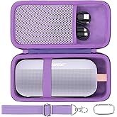 co2CREA Hard Travel Case Replacement for Bose New SoundLink Flex 2nd Gen/Bose SoundLink Flex Bluetooth Portable Speaker (Purple Case)