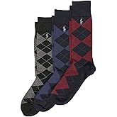 POLO RALPH LAUREN Men's Argyle Pattern Dress Crew Socks (3-Pack)