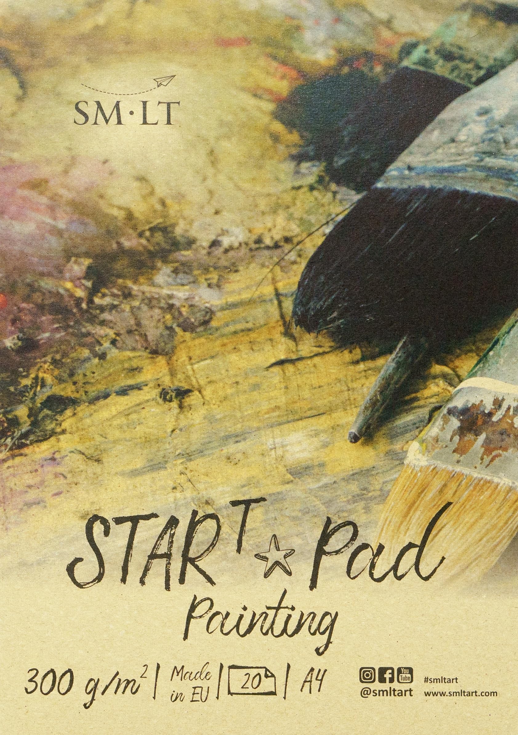 SM.LT STAR T Painting Pad A4 20 Sheets 300gsm TS-20(300)/FSC