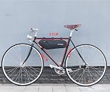 ROCKBROS Bike Frame Bag 4L Waterproof Triangle Top Tube Pouch Black view 6