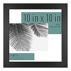 MCS Studio Gallery Frame, Black Woodgrain, 10 x 10