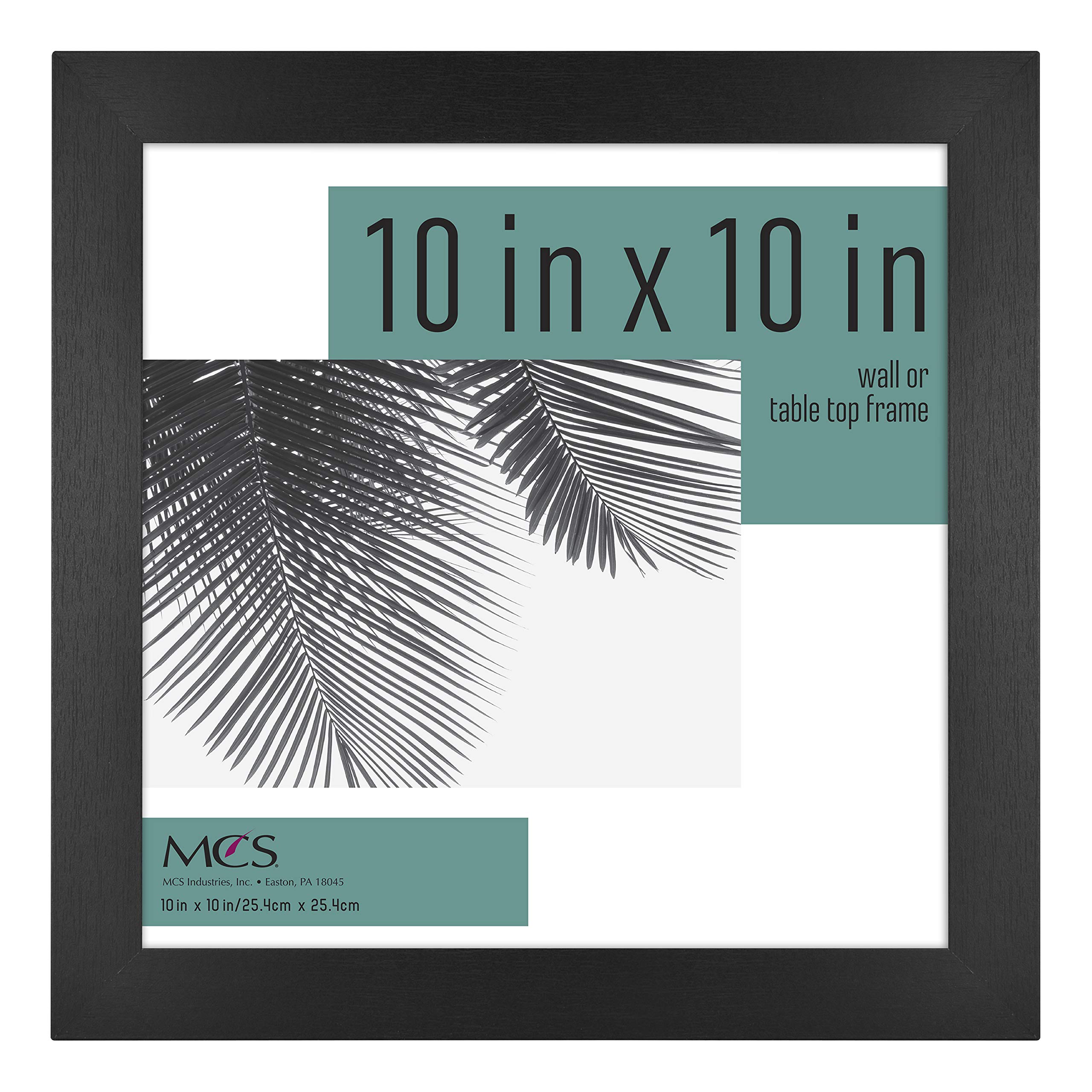 MCS Studio Gallery Frame, Black Woodgrain, 10 x 10