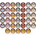Java Factory Flavored Coffee Pods, Assorted Sampler, Variety Pack, Compatible with K Cup Brewers Including 2.0, 40 Count