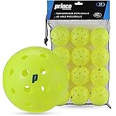 Prince - Performance Pickleballs, Durable for Indoor & Outdoor, 12 Pack
