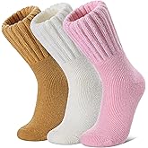 SDBING Boot Socks for Women Winter Warm Soft Cozy Thick Thermal Hiking Crew Socks Gift 3 Pairs