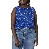 Amazon Essentials Women's Regular-Fit Sleeveless Layering Tank Top, Crew Neck