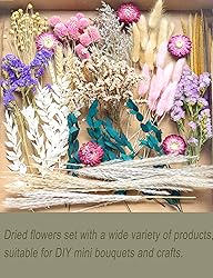 DIY Dried Flower Set, Bulk Dried Flowers,Handmade