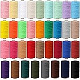 36 Rolls Macrame Cord 3 mm x 1188 Yards Natural