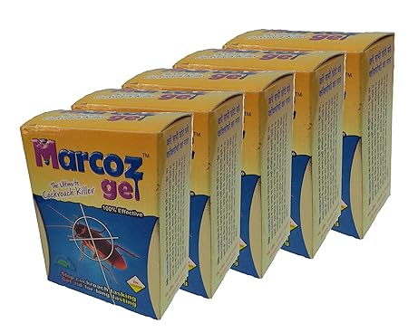 MMR Making Marvelous Powerful Long-lasting Gel Marcoz Ultimate Cockroach Killer, 10 ml -Set of 5