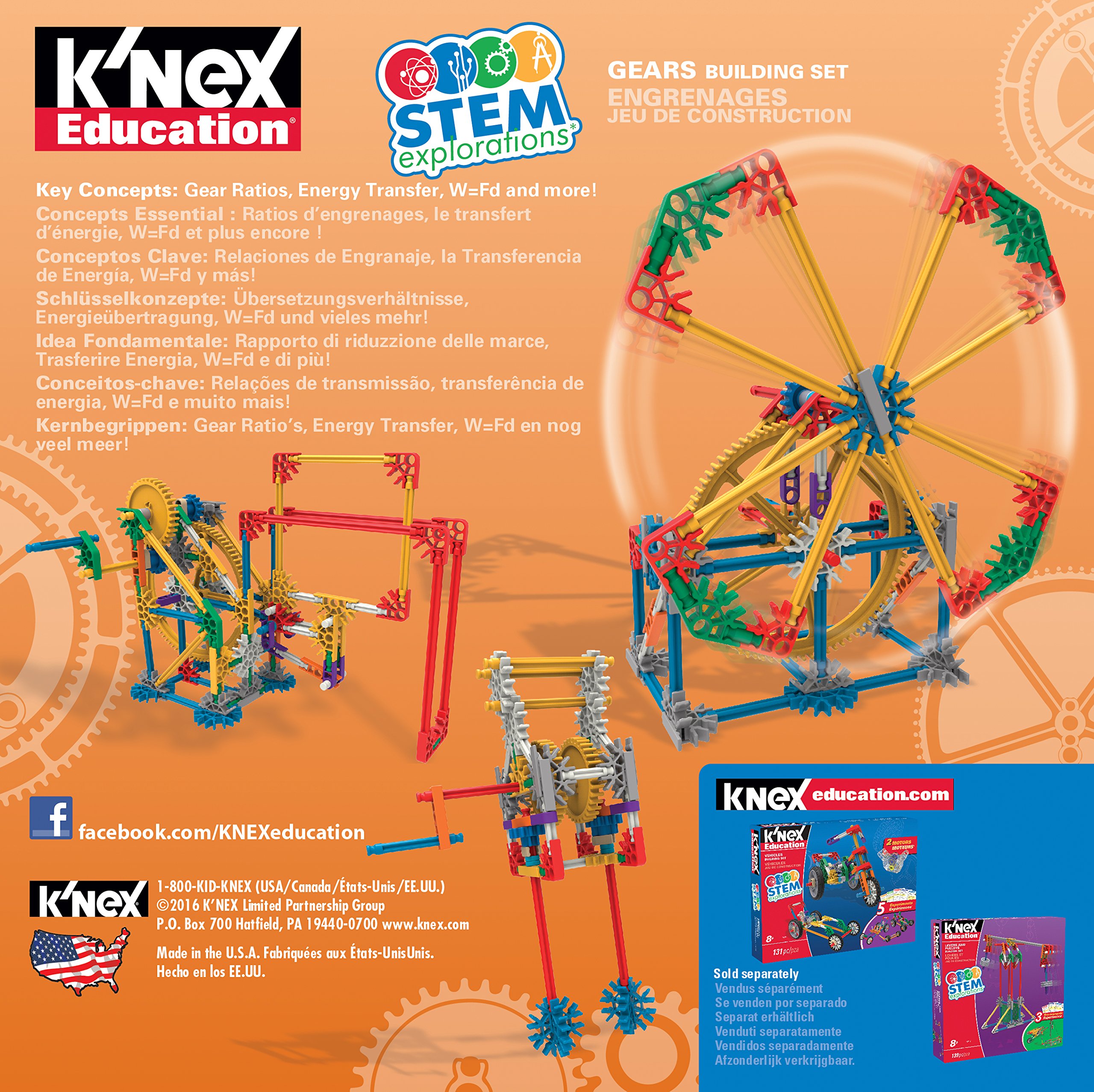 K'NEX Education STEM EXPLORATIONS: Gears Building Set Building Kit