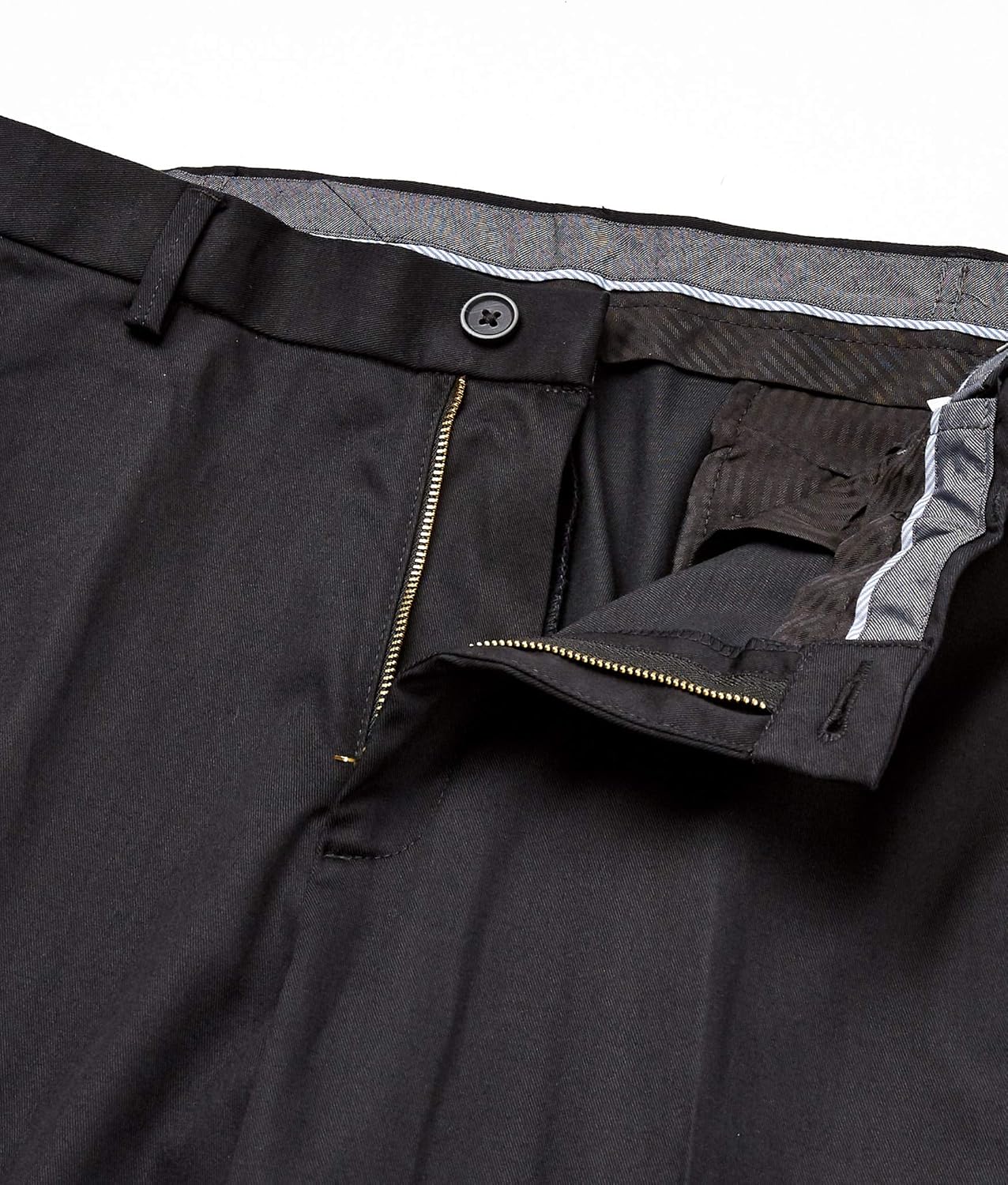 Haggar Men's Premium No Iron Khaki Classic Fit Expandable Waist Flat Front Pant at  Men’s Clothing store