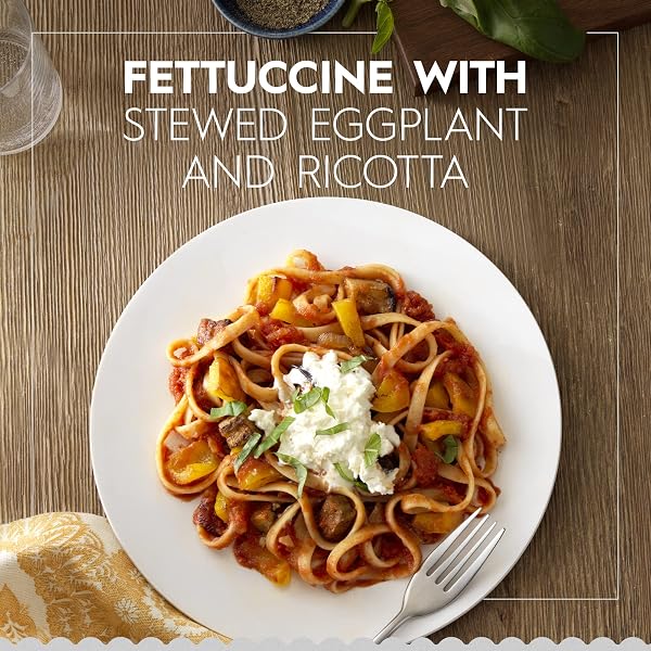 BARILLA FETTUCCINE PASTA, 16 OZ. BOX – NON-GMO, MADE WITH DURUM WHEAT SEMOLINA – KOSHER CERTIFIED