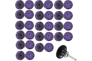31 Pcs 2" Quick Change Easy Strip Discs Angel Die Grinder Attachments for Strips Paint, Cleans Welds Rust Removal Wheel