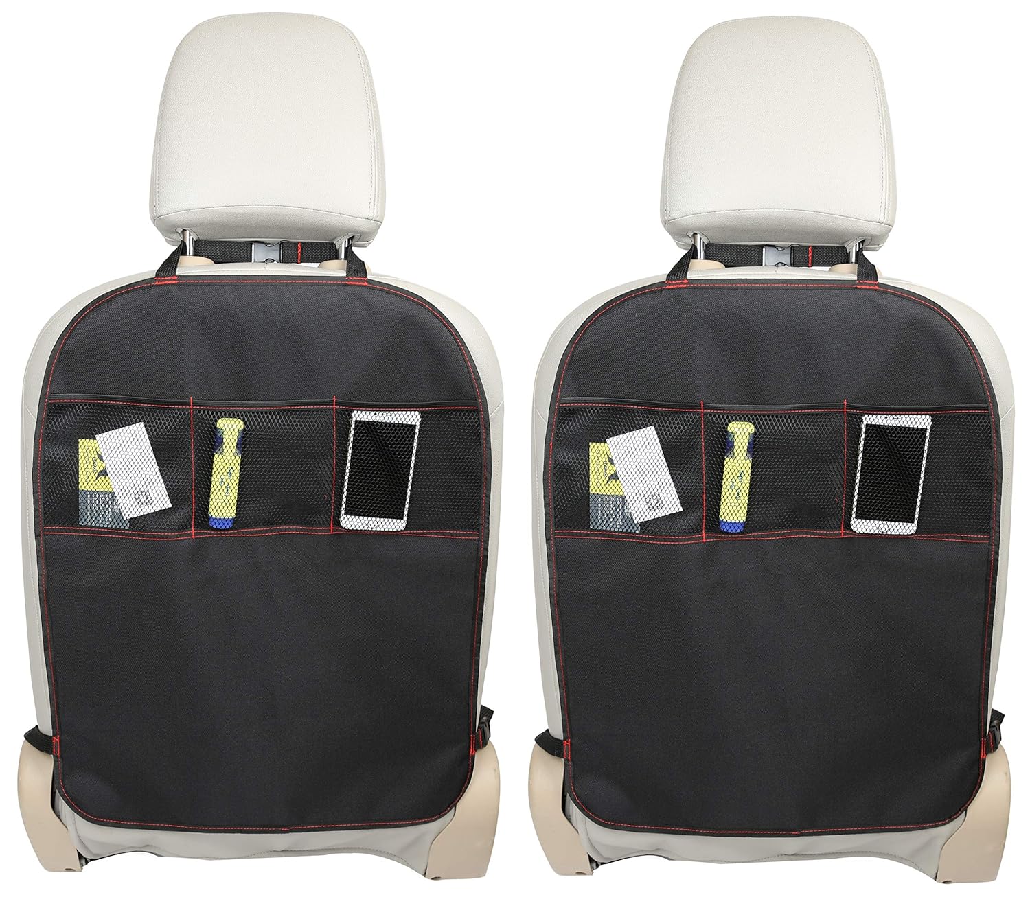 BabyMad Kick Mats x2 Car Seat Upholstery Protector Organiser