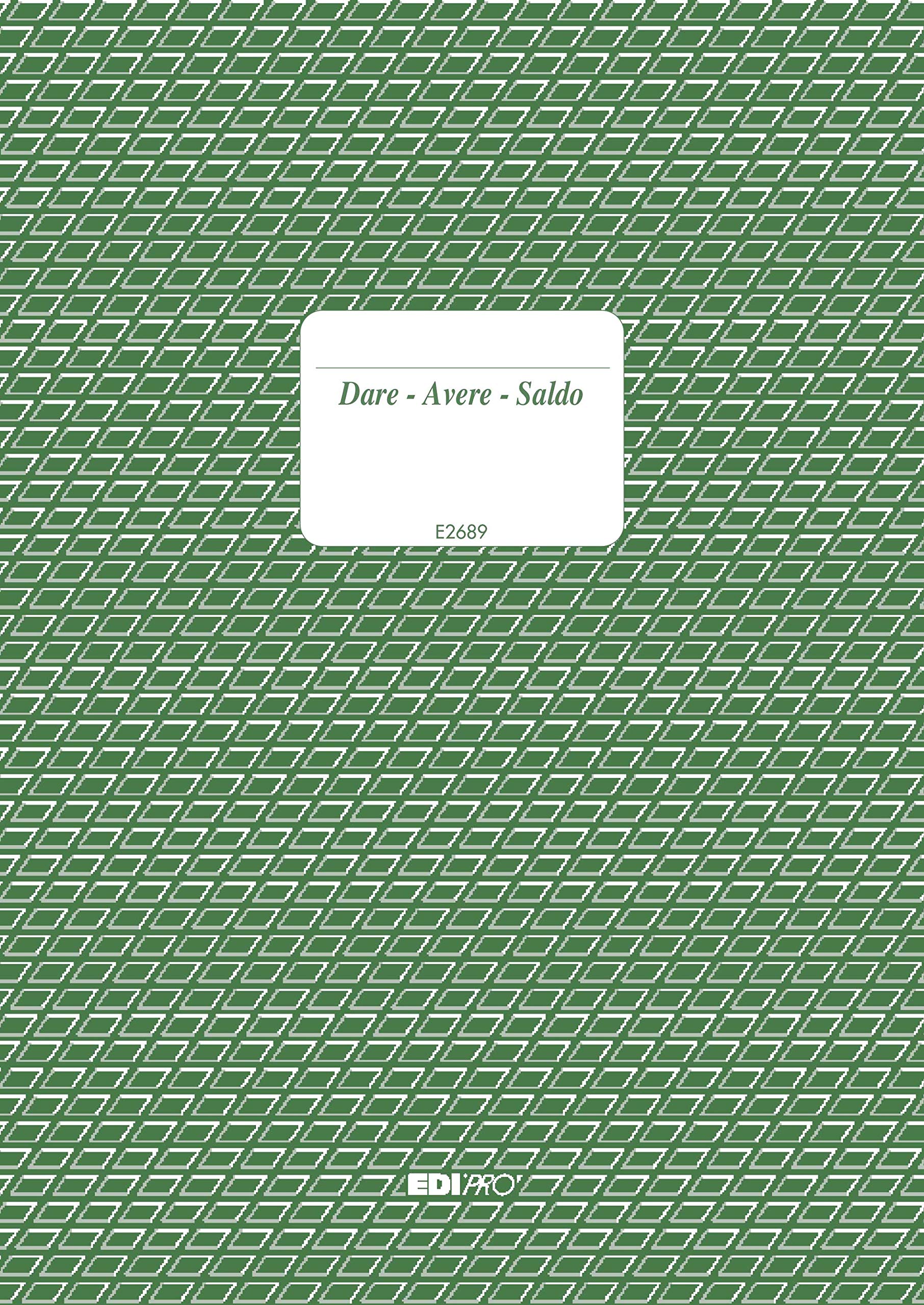 EDIPRO E2689 Form and Accounting Book