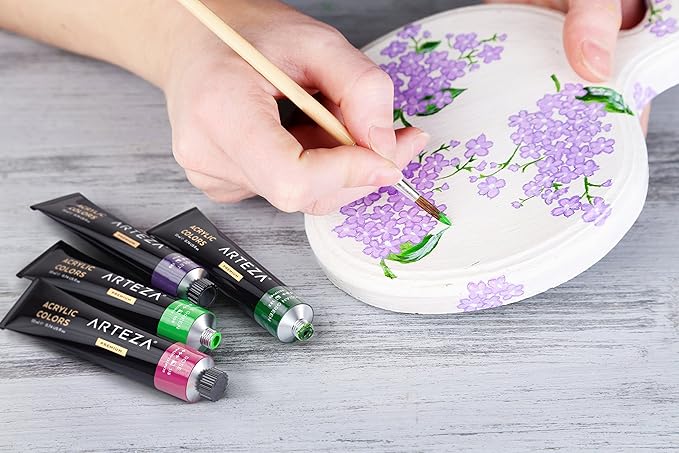 金盒特价 Arteza 丙烯画颜料 60色*22ml 6折.74 海淘转运到手约￥339 中亚Prime会员免运费直邮到手约￥401