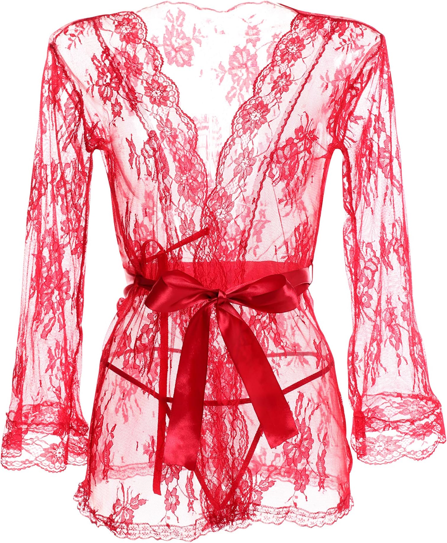 Honney Women Lingerie Silk Satin Kimono Robe Bridesmaids Sleepwear