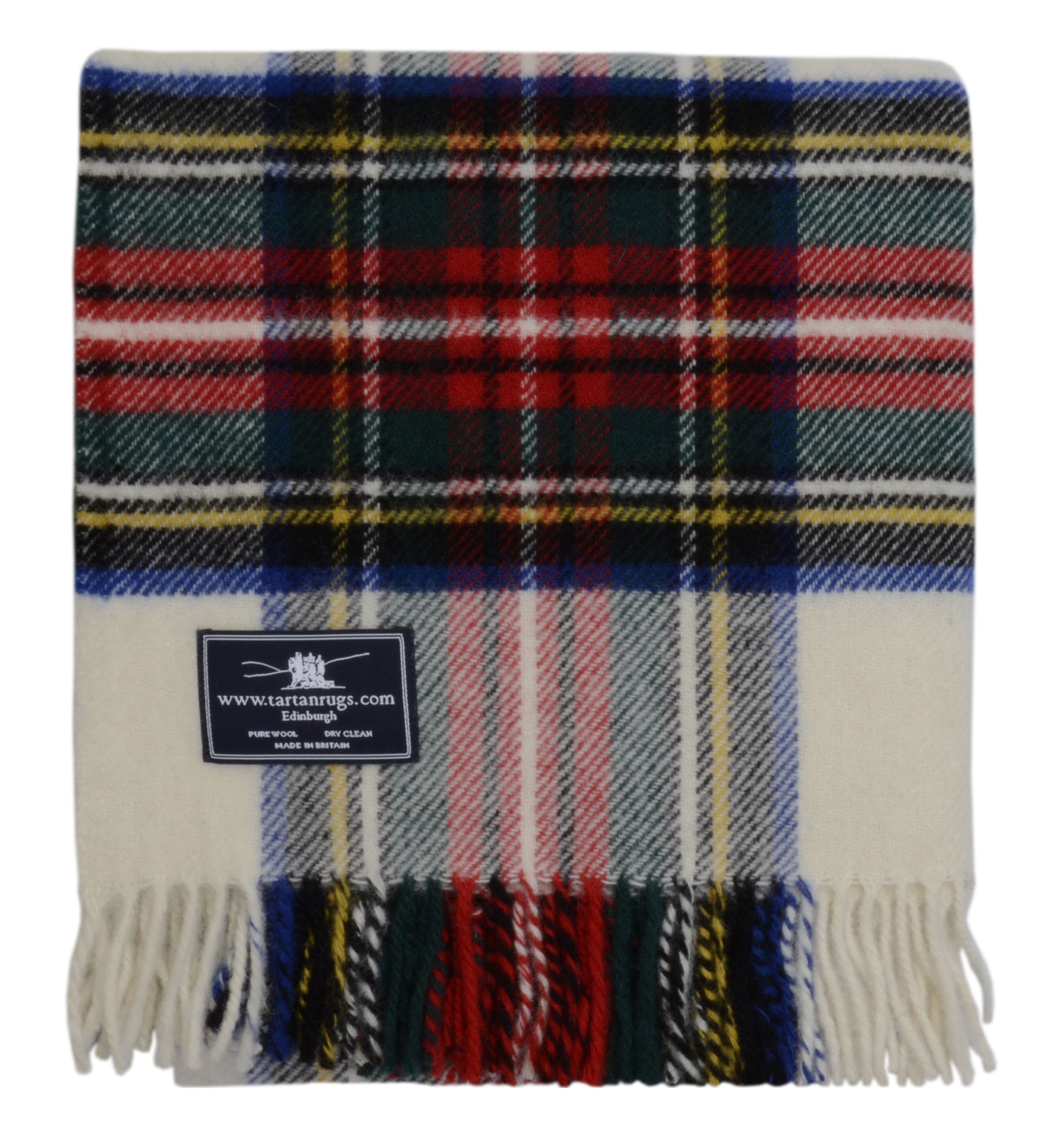 Tweedmill Textiles Throw, Multicolor, 150 x 183cms / 59” x 72” Including Rolled Fringe