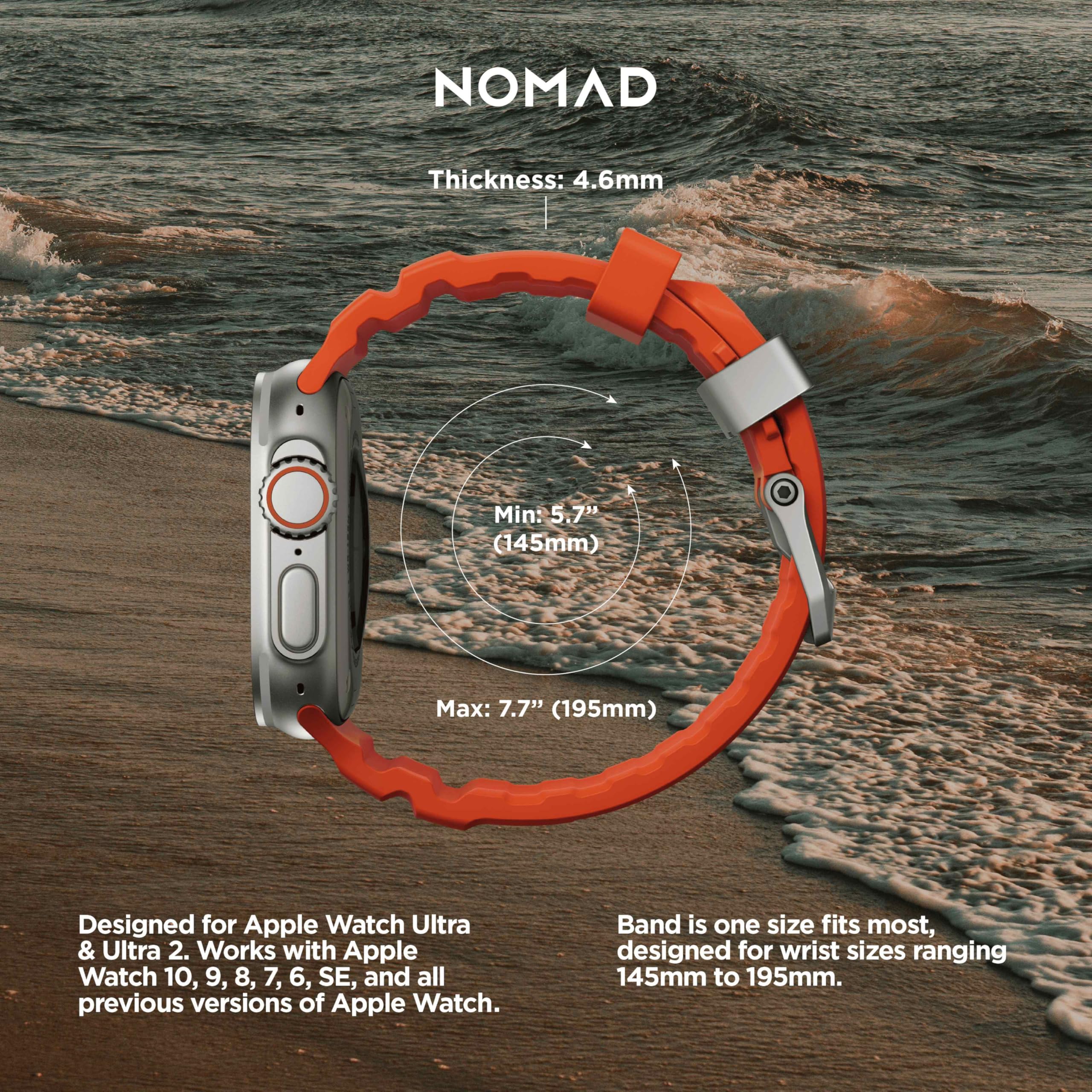 NOMAD Apple Watch Sport Band Rocky Point Apple Watch Band with Titanium Hardware