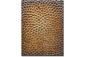 NANKAI Art Hand-painted Dark gold Thick texture Abstract Oil painting Gradual texture Abstract Wall Art Painter Home Wall Decorative Art 40x28 inches