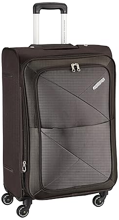 American Tourister Peru Polyester 68 cms Brown Soft Sided Suitcase (AMT Peru SP 67CM EXP - Brown)