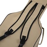 TRIXES Full Size Khaki Guitar Bag Waterproof Padded Case Acoustic Classical view 8